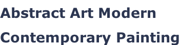 Abstract Art Modern Contemporary Painting